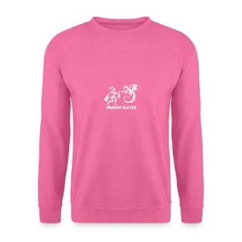 Dragon Slayer Knight Ren Faire LARP, Renaissance - Unisex Pullover - Pink - Vorne