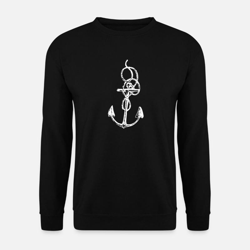 Anker - Unisex Pullover - Schwarz