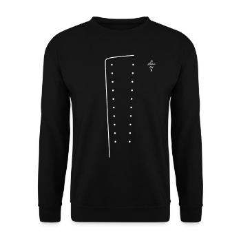 Le meilleur Chef - Tenue de cuisinier Toque - Sweat-shirt Unisexe - noir - Devant - Alina (178cm) & Michal (187cm)
