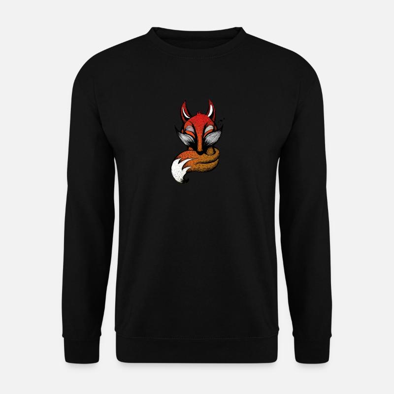 Fox - Unisex Sweatshirt - black