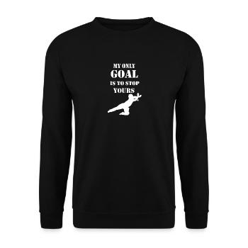 Floorball - Sweat-shirt Unisexe - noir - Devant - Alina (178cm) & Michal (187cm)