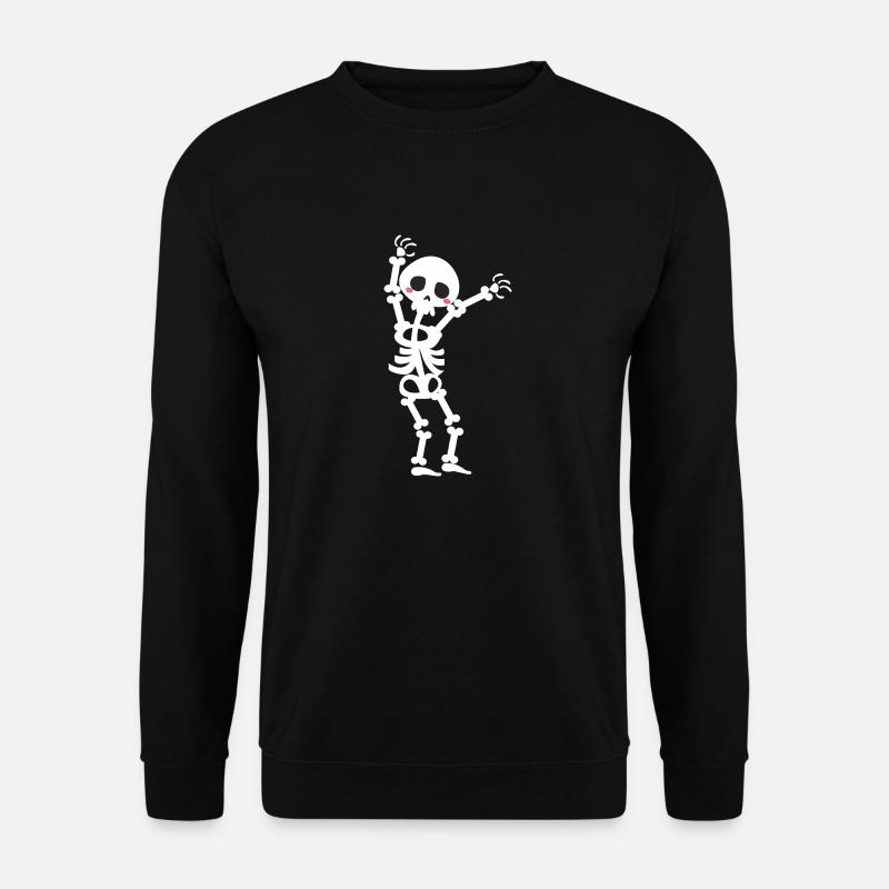 Skelett - Unisex Pullover - Schwarz