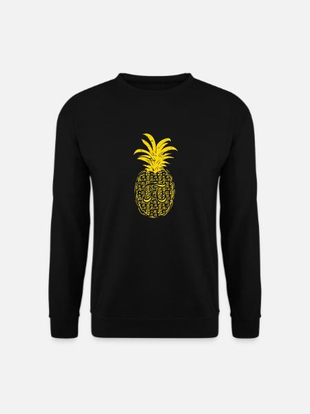 Ananas Pi - Sweat-shirt Unisexe - noir