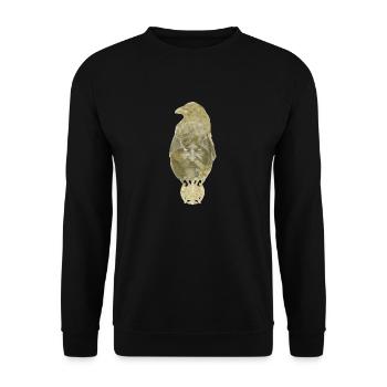 odin 2 - Unisex Sweatshirt - black - Front - Alina (178cm) & Michal (187cm)