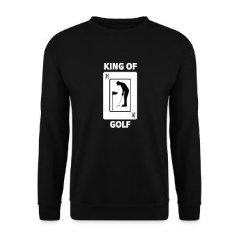 T-shirt Roi du golf - Sweat-shirt Unisexe - noir - Devant - Alina (178cm) & Michal (187cm)