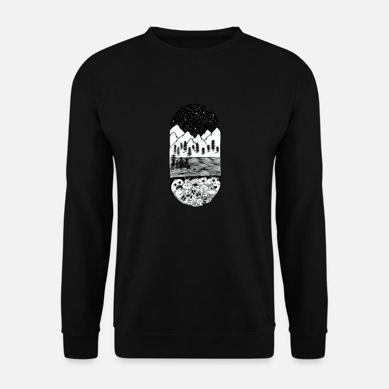 Pile of Monsters - Unisex Pullover - Schwarz