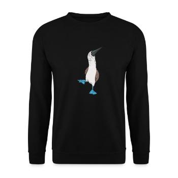 Blue-footed Booby Seabird Blue-footed Booby Seabird - Unisex Sweatshirt - black - Front - Alina (178cm) & Michal (187cm)