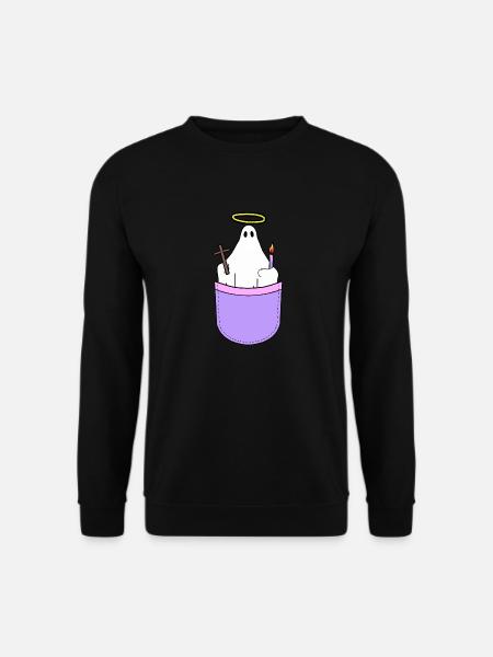 Heilige Geist Religiös Heiligenschein Tasche - Unisex Pullover - Schwarz