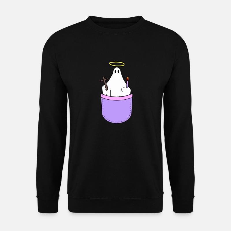 Heilige Geist Religiös Heiligenschein Tasche - Unisex Pullover - Schwarz