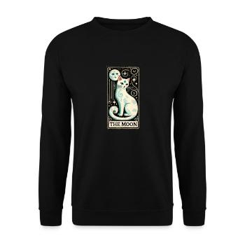 Das Mond-Tarot - Unisex Pullover - Schwarz - Vorne - Alina (178cm) & Michal (187cm)