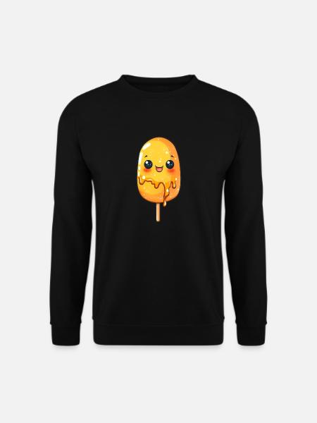 Funny Corndog Comic - Unisex Sweatshirt - black