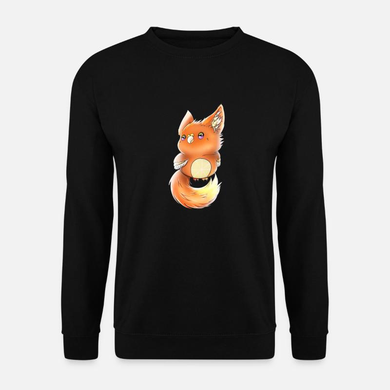 Lupifowl orange edition - Unisex Pullover - Schwarz