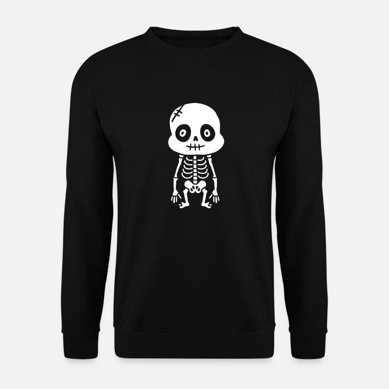 Skelett - Unisex Pullover - Schwarz