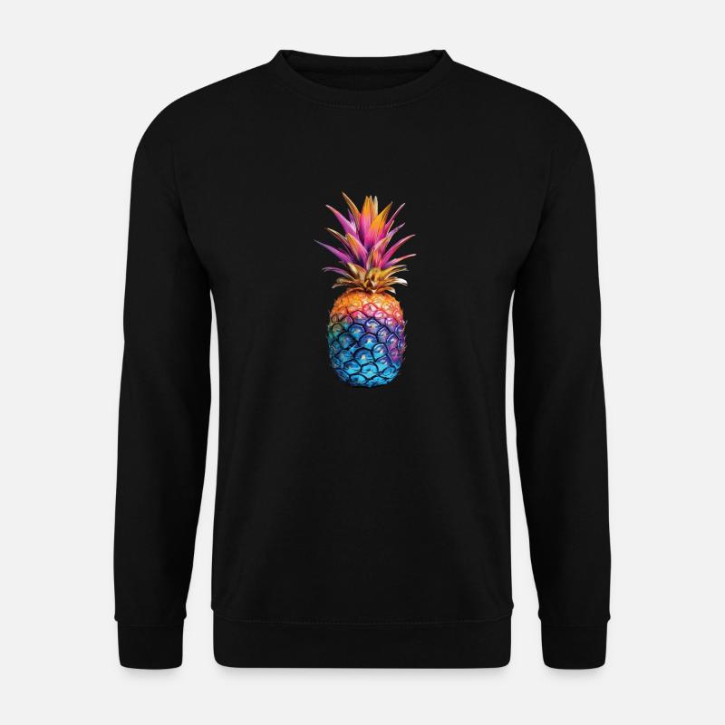 Ananas - Unisex Pullover - Schwarz