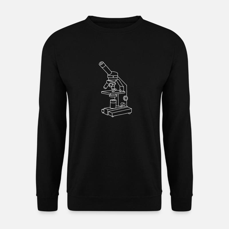Mikroskop - Unisex Pullover - Schwarz