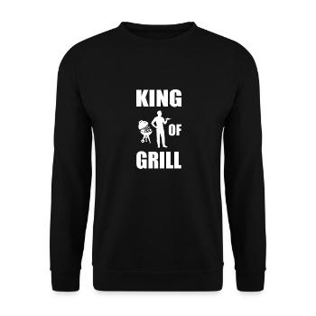 BBQ - Unisex Pullover - Schwarz - Vorne - Alina (178cm) & Michal (187cm)