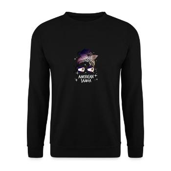 American Samoa - Unisex Sweatshirt - black - Front - Alina (178cm) & Michal (187cm)