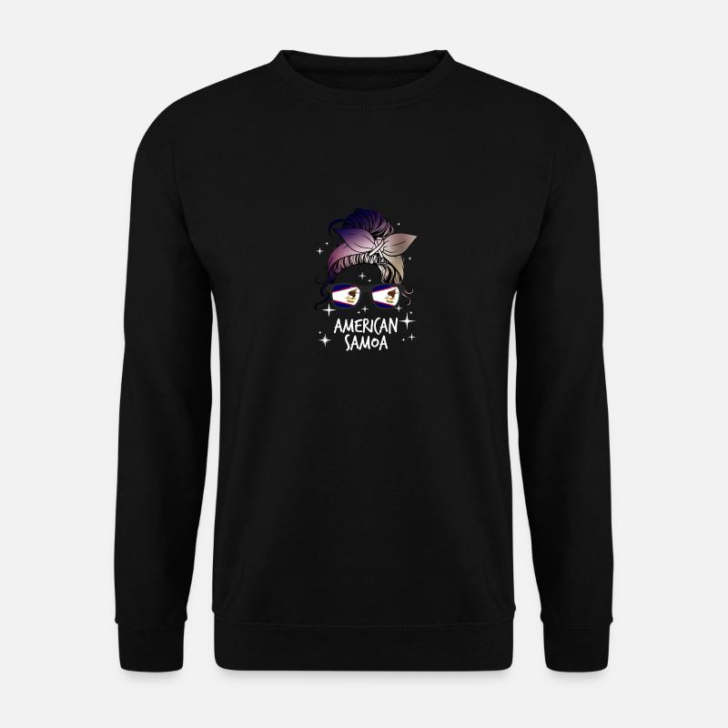 Amerikanisch-Samoa - Unisex Pullover - Schwarz