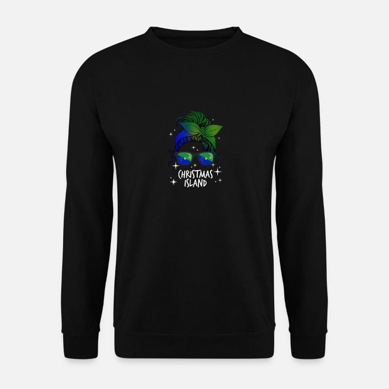Weihnachtsinsel - Unisex Pullover - Schwarz