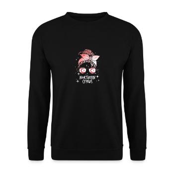 Nordzypern - Unisex Pullover - Schwarz - Vorne - Alina (178cm) & Michal (187cm)