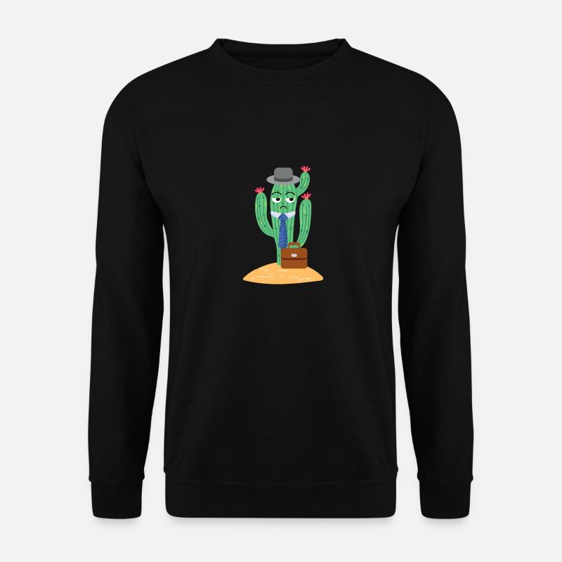 Working cactus - Unisex Sweatshirt - black