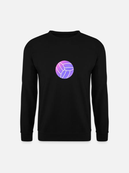 Rainbow Volleyball - Unisex Pullover - Schwarz