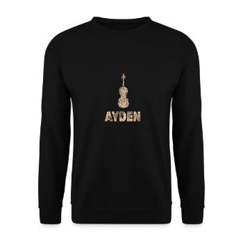 Cello Ayden - Unisex Pullover - Schwarz - Vorne - Alina (178cm) & Michal (187cm)