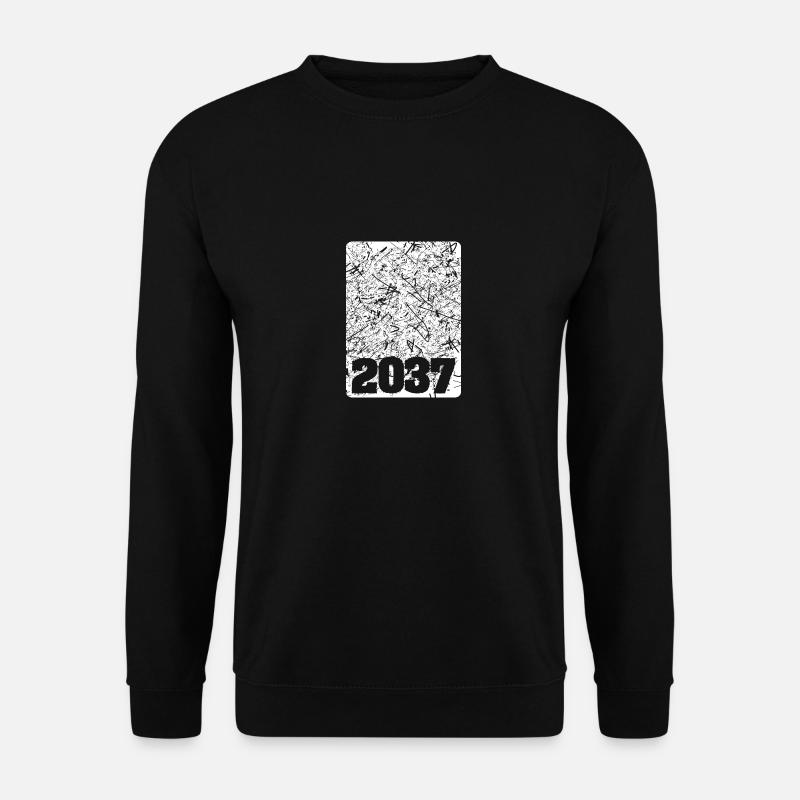 Year 2037 - Unisex Sweatshirt - black