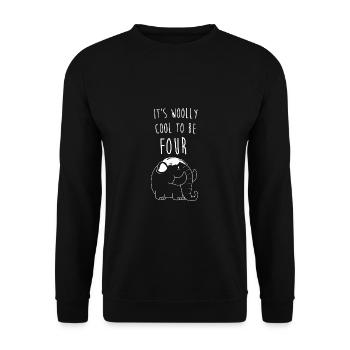 Mammouth - Sweat-shirt Unisexe - noir - Devant - Alina (178cm) & Michal (187cm)