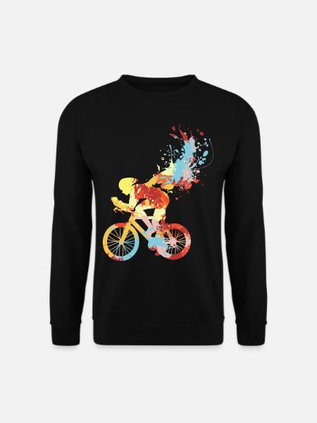 Vélo de route - Sweat-shirt Unisexe - noir