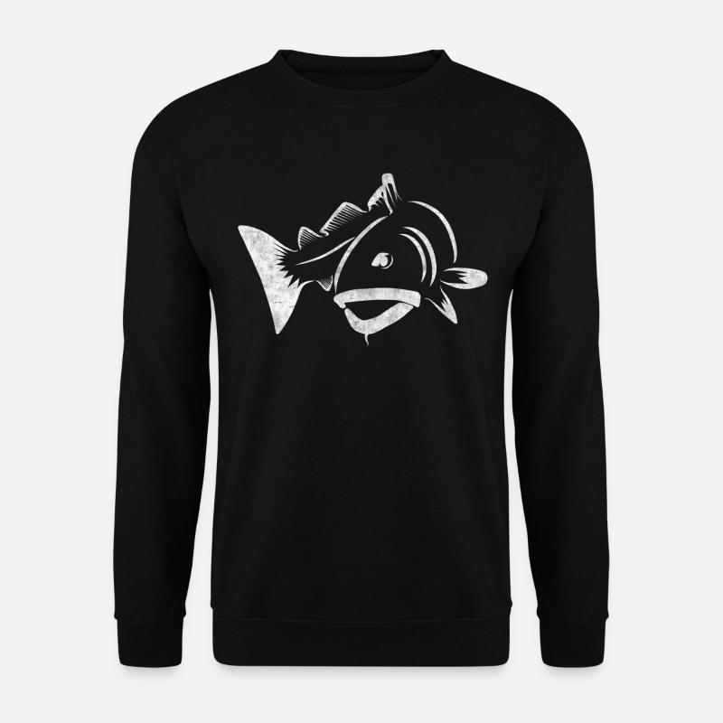 Dorsch Hochseeangeln - Unisex Pullover - Schwarz