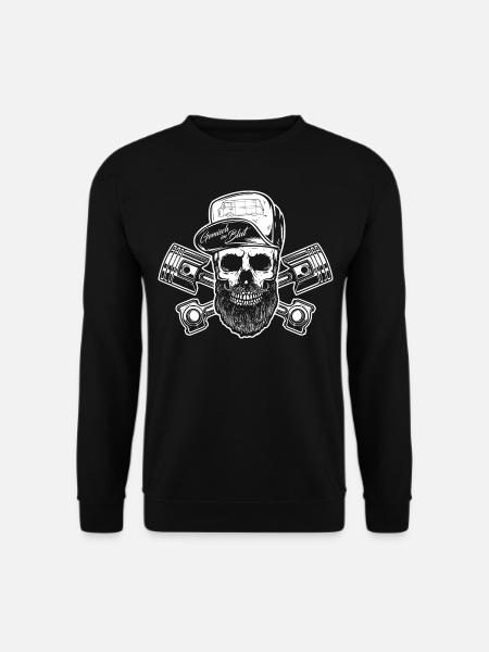 IFA Barkas B1000 Low - Mechanic Skull - Unisex Pullover - Schwarz