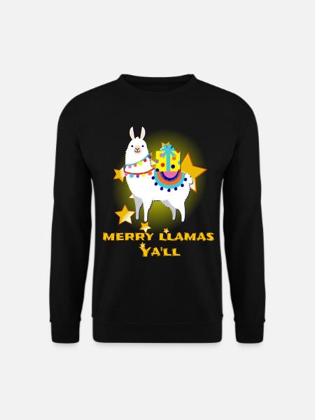 Weihnachten Weihnachten Weihnachten Weihnachten Weihnachten - Unisex Pullover - Schwarz