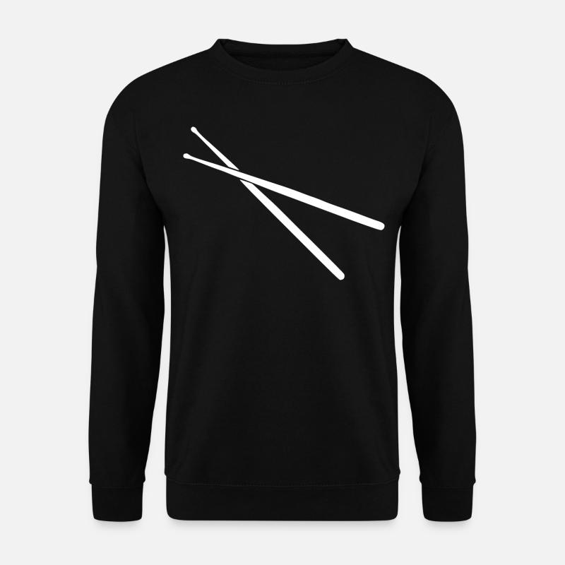 Drum Sticks - Drums - Drummer - Unisex Sweatshirt - black