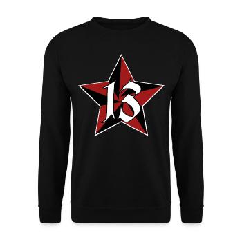 Rockabilly - 13 - Tattoo Star - Sweat-shirt Unisexe - noir - Devant - Alina (178cm) & Michal (187cm)