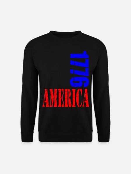America 1776 - Unisex Sweatshirt - black