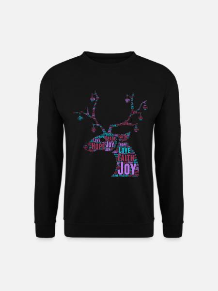 Weihnachten Weihnachten Weihnachten Weihnachten - Unisex Pullover - Schwarz