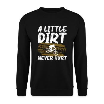 Mountain Bike Mtb Downhill Bike Cyclist Biker - Unisex Sweatshirt - black - Front - Alina (178cm) & Michal (187cm)