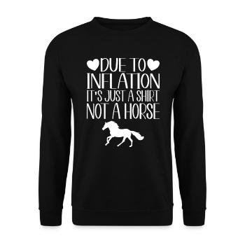 Acrobate Riding Rider Vaulter Acrobat - Sweat-shirt Unisexe - noir - Devant - Alina (178cm) & Michal (187cm)