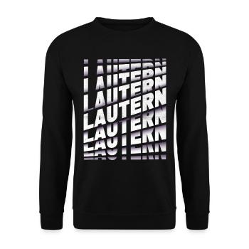 Lautern Germany City Font Skyline Home - Unisex Sweatshirt - black - Front - Alina (178cm) & Michal (187cm)