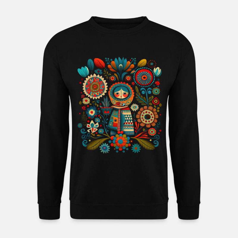 Blumenhändler - Unisex Pullover - Schwarz