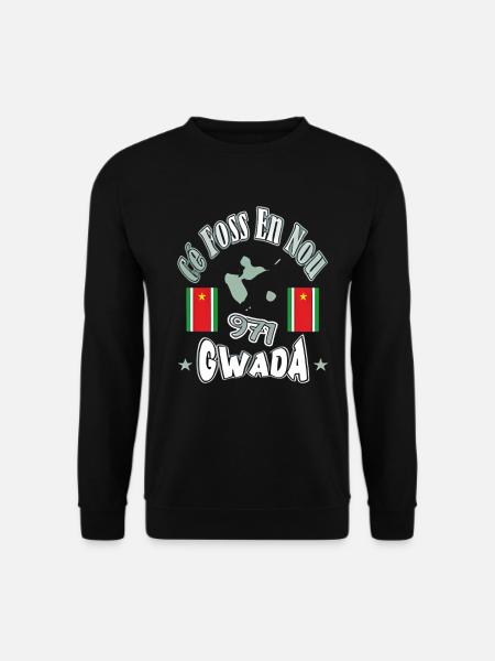 971 gwada ce foss en nou gwadloup - Sweat-shirt Unisexe - noir