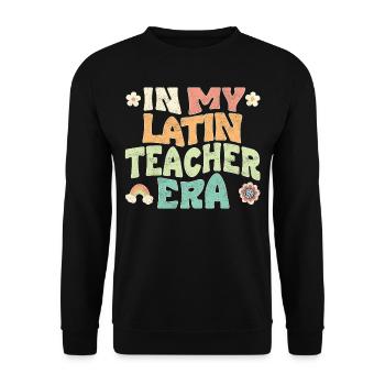 À l’époque où j’étais professeur de latin - Sweat-shirt Unisexe - noir - Devant - Alina (178cm) & Michal (187cm)