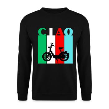 CIAO - Unisex Pullover - Schwarz - Vorne - Alina (178cm) & Michal (187cm)