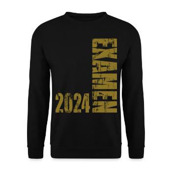 Examen 2024 - Unisex Pullover - Schwarz - Vorne - Alina (178cm) & Michal (187cm)