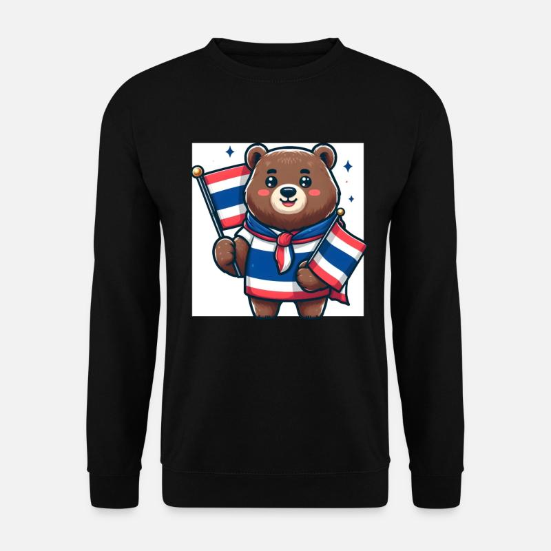 Ours de Thaïlande - Sweat-shirt Unisexe - noir