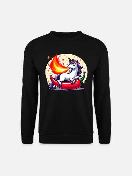 Unicorn Sharpness - Unisex Sweatshirt - black