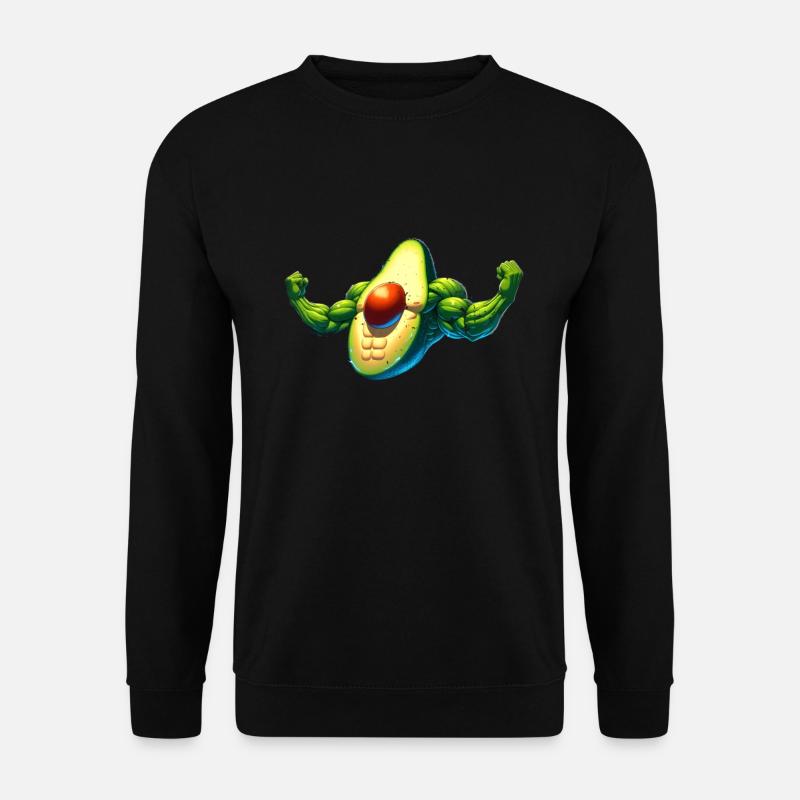 Strong avocado - Unisex Sweatshirt - black