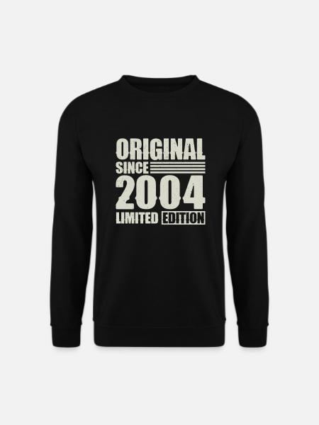Original since 2004 Geburtstag 20 Jahre - Unisex Pullover - Schwarz