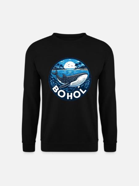 Bohol Whale Shark - Unisex Sweatshirt - black